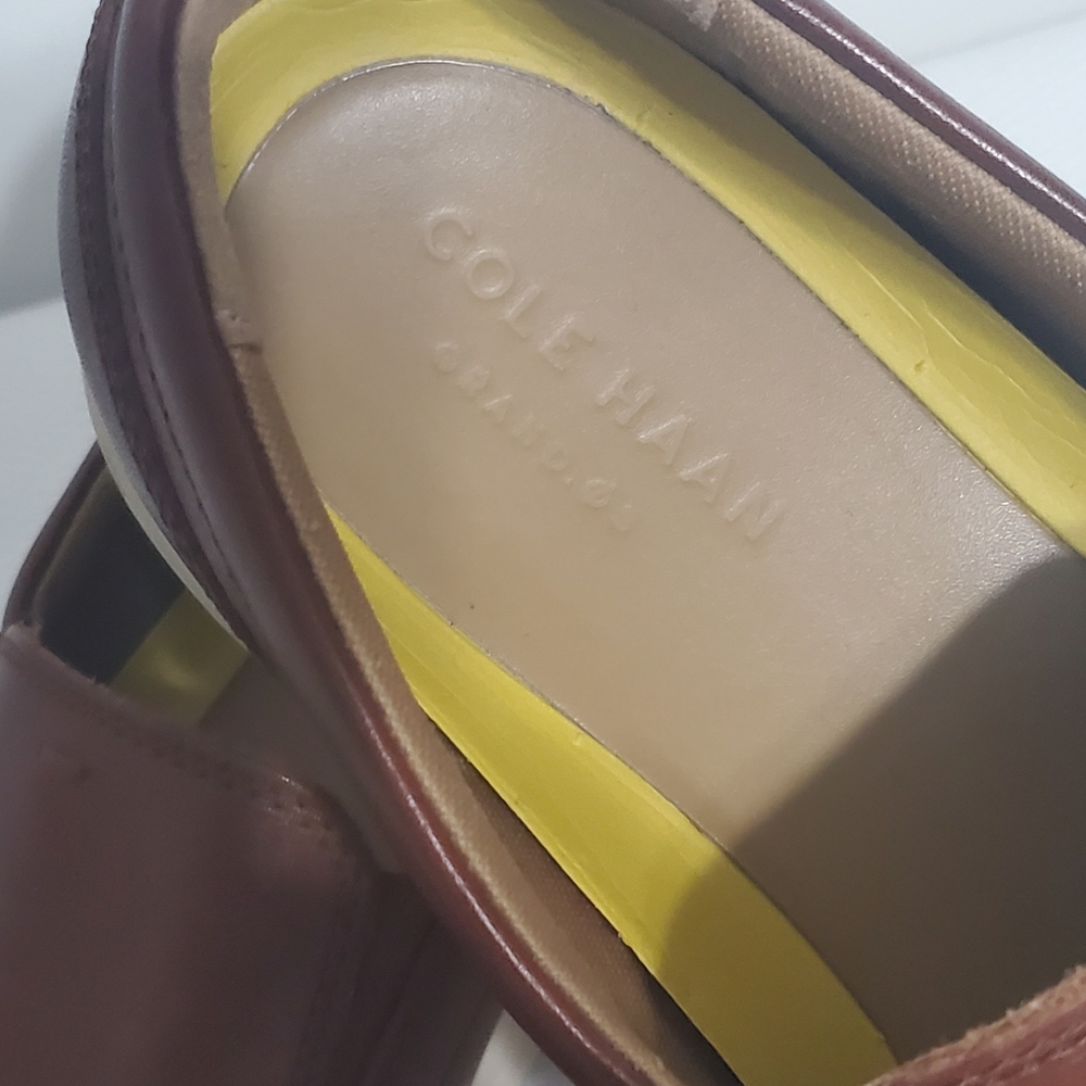 Cole Haan Original Grand Venetian Lux Tan Leather Loafer Size 9.5 - Picture 3 of 9